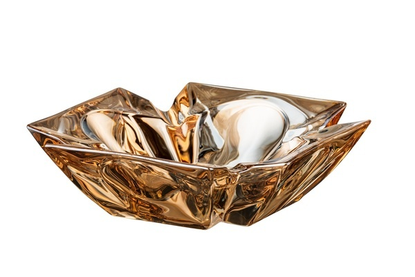 Angelo Amber Glass Ashtray